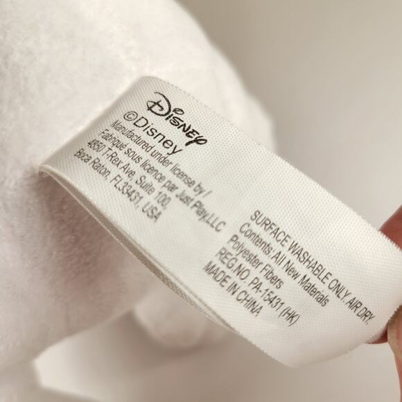 Disney Marie Aristocats White Cat Plush Pink Bow 10" Kohl’s Just Play 2023 - Picture 12 of 16